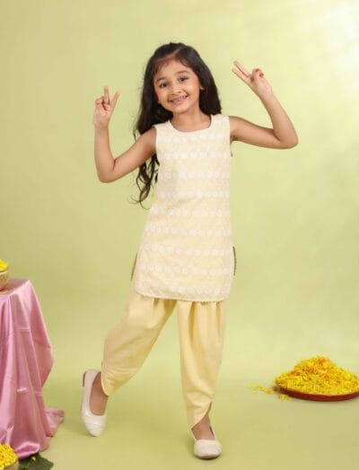 Girls mastarang lemon suit sets